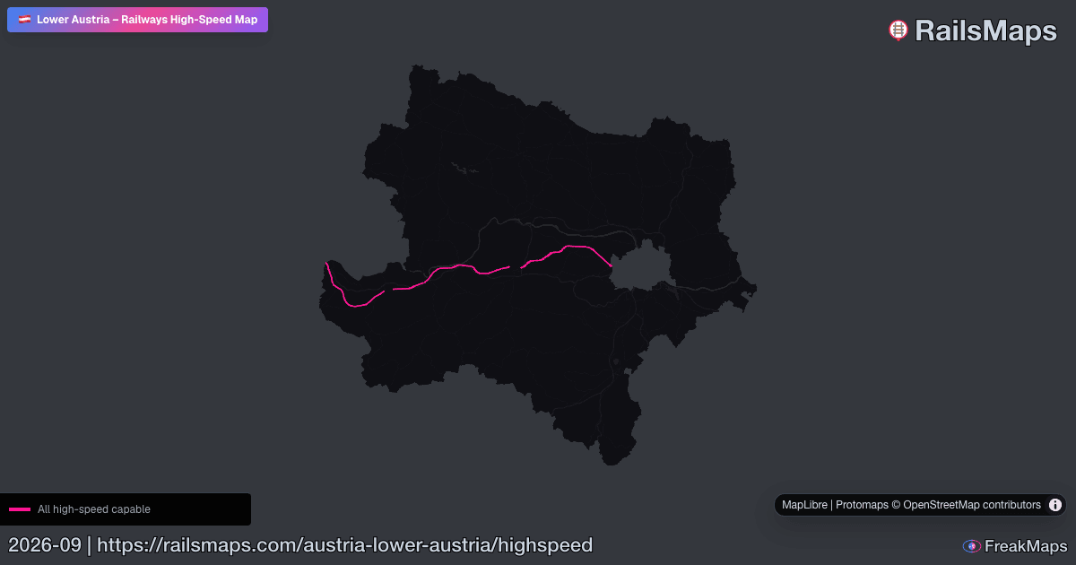 Hsr Train Map Lower Austria High-Speed Rail Map — HSR Lines & Fast Train Corridors ...