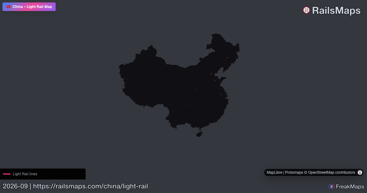 Py Line Lrt Map China Light Rail Map — LRT Lines & Routes | RailsMaps