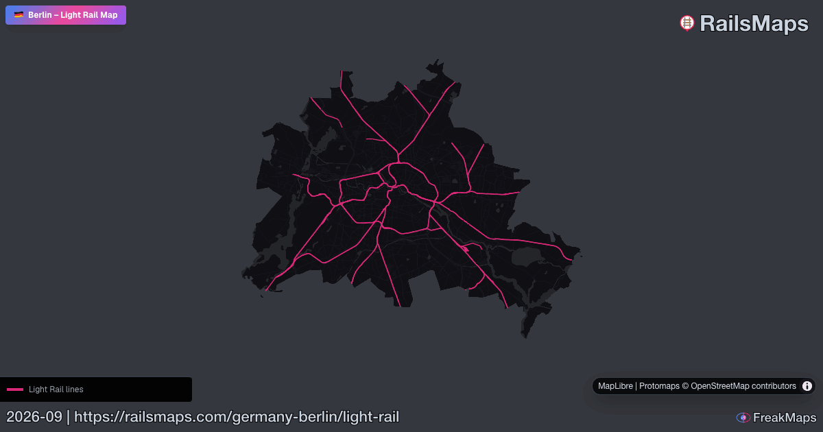 Hrs Map Berlin Hafif Raylı Sistem Haritası — HRS Hatları ve Güzergahları ...