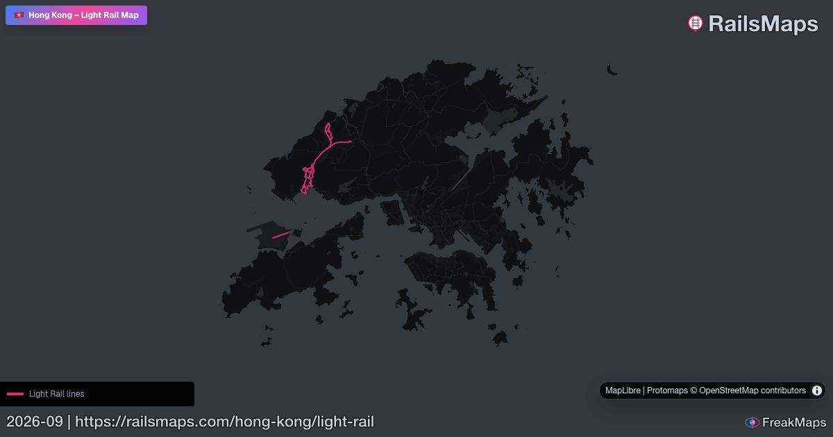 Hrs Map Hong Kong Hafif Raylı Sistem Haritası — HRS Hatları ve Güzergahları ...
