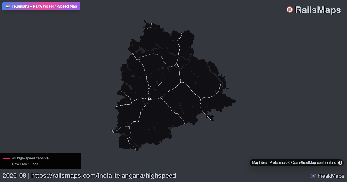Hsr Train Map Telangana High-Speed Rail Map — HSR Lines & Fast Train Corridors ...
