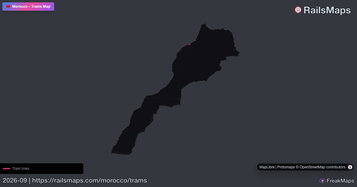 Fas Map Fas Tramvay Haritası — Tramvay Güzergahları ve Sokak Tramvay Ağı ...