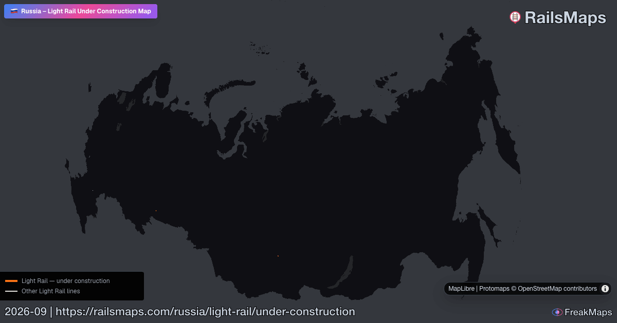 Map Rails Construction Russia Light Rail Under Construction — LRT Extensions Being Built ...