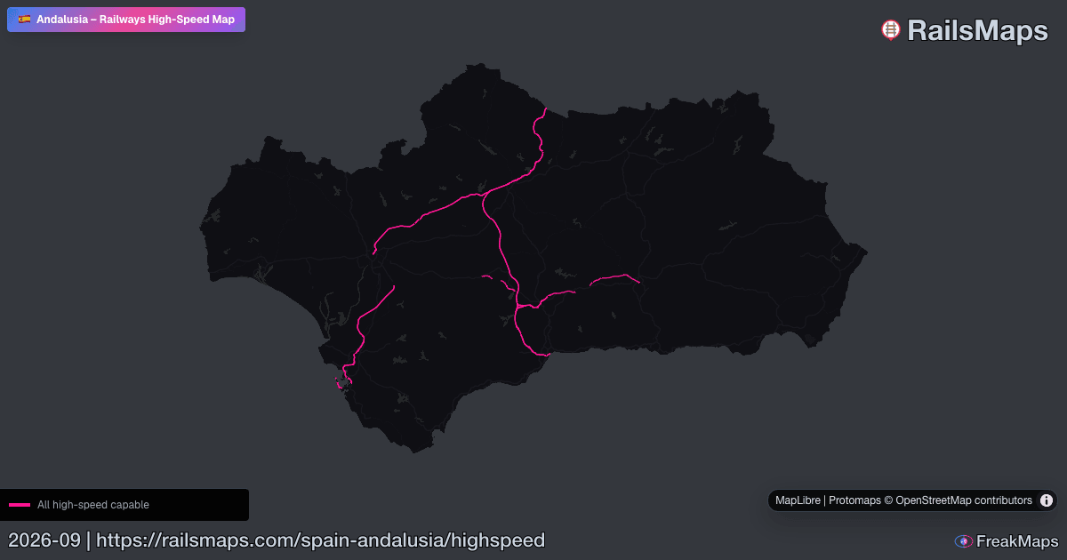 Hsr Train Map Andalusia High-Speed Rail Map — HSR Lines & Fast Train Corridors ...