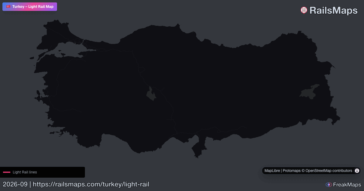 Hrs Map Türkiye Hafif Raylı Sistem Haritası — HRS Hatları ve Güzergahları ...